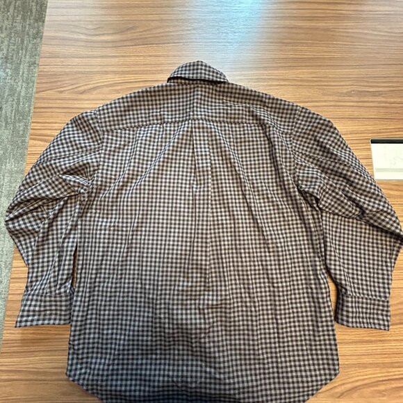 Twill Oversized Shirt | Checked (Uniqlo U; Fall/Winter 2024) - Picture 4 of 4